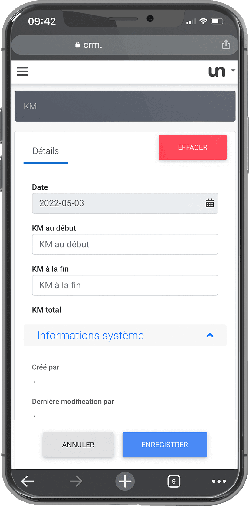 L’outil de gestion des kilométrages et des dépenses intégré à la solution CRM sur mesure facilite le travail des représentants et du département de comptabilité de la pharmaceutique.